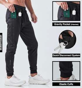 Born Tough Men's Momentum Athletic Workout Jogger Pants